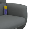 Stella Homewares Massage Recliner Chair with Footstool Dark Grey Fabric