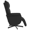 Stella Homewares Massage Recliner Chair with Footrest Black Faux Leather