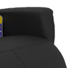 Stella Homewares Massage Recliner Chair with Footrest Black Faux Leather