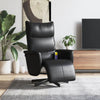 Stella Homewares Massage Recliner Chair with Footrest Black Faux Leather