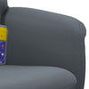 Stella Homewares Massage Recliner Chair with Footstool Dark Grey Velvet