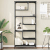 Stella Homewares Bookcase Black 81x36x176 cm Engineered Wood