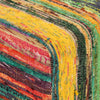 Stella Homewares Bench Multicolour 160 cm Chindi Fabric and Solid Wood Mango