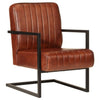 Stella Homewares Sofa Chair Brown Real Leather