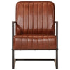 Stella Homewares Sofa Chair Brown Real Leather