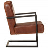 Stella Homewares Sofa Chair Brown Real Leather