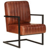 Stella Homewares Sofa Chair Brown Real Leather
