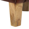 Stella Homewares Tub Chair Brown Real Leather