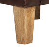 Stella Homewares Tub Chair Dark Brown Real Leather
