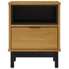 Stella Homewares Bedside Cabinet FLAM 40x35x50 cm Solid Wood Pine