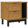 Stella Homewares Bedside Cabinet FLAM 49x35x50 cm Solid Wood Pine