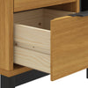 Stella Homewares Bedside Cabinet FLAM 49x35x50 cm Solid Wood Pine