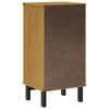 Stella Homewares Bedside Cabinet FLAM 40x35x80 cm Solid Wood Pine