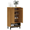 Stella Homewares Shoe Cabinet FLAM 59.5x35x107 cm Solid Wood Pine