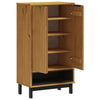 Stella Homewares Shoe Cabinet FLAM 59.5x35x107 cm Solid Wood Pine