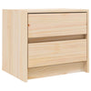 Stella Homewares Bedside Cabinet 40x31x35.5 cm Solid Wood Pine