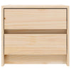 Stella Homewares Bedside Cabinet 40x31x35.5 cm Solid Wood Pine