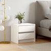 Stella Homewares Bedside Cabinet White 40x31x35.5 cm Solid Wood Pine