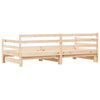 Stella Homewares Daybed with Trundle without Mattress 90x190 cm Solid Wood