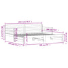 Stella Homewares Daybed with Trundle without Mattress 90x190 cm Solid Wood