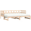 Stella Homewares Daybed with Trundle without Mattress 90x190 cm Solid Wood