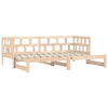 Stella Homewares Daybed with Trundle without Mattress 90x190 cm Solid Wood