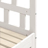 Stella Homewares Daybed with Trundle without Mattress White 90x190 cm Solid Wood