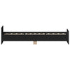 Stella Homewares Bed Frame without Mattress Black 90x190 cm Engineered Wood