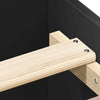 Stella Homewares Bed Frame without Mattress Black 90x190 cm Engineered Wood