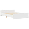 Stella Homewares Bed Frame without Mattress White 150x200 cm