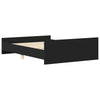 Stella Homewares Bed Frame without Mattress Black 150x200 cm