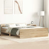 Stella Homewares Bed Frame without Mattress Sonoma Oak 150x200 cm