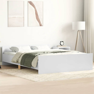 Stella Homewares Bed Frame without Mattress White 135x190 cm