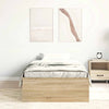 Stella Homewares Bed Frame without Mattress Sonoma Oak 90x190 cm