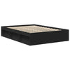 Stella Homewares Bed Frame without Mattress Black 135x190 cm
