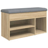 Stella Homewares Shoe Bench Sonoma Oak 82x32x45,5 cm Engineered Wood