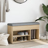Stella Homewares Shoe Bench Sonoma Oak 82x32x45,5 cm Engineered Wood