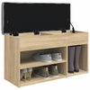 Stella Homewares Shoe Bench Sonoma Oak 82x32x45,5 cm Engineered Wood