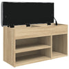 Stella Homewares Shoe Bench Sonoma Oak 82x32x45,5 cm Engineered Wood