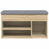 Stella Homewares Shoe Bench Sonoma Oak 82x32x45,5 cm Engineered Wood