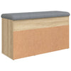 Stella Homewares Shoe Bench Sonoma Oak 82x32x45,5 cm Engineered Wood