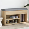 Stella Homewares Shoe Bench Sonoma Oak 82x32x45,5 cm Engineered Wood