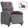 Stella Homewares Electric Massage Recliner Chair Dark Grey Fabric