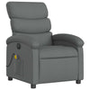 Stella Homewares Electric Massage Recliner Chair Dark Grey Fabric