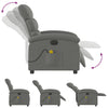 Stella Homewares Electric Massage Recliner Chair Dark Grey Fabric