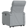 Stella Homewares Stand up Massage Recliner Chair Light Grey Fabric