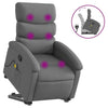 Stella Homewares Stand up Massage Recliner Chair Dark Grey Fabric