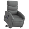 Stella Homewares Stand up Massage Recliner Chair Dark Grey Fabric