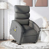 Stella Homewares Stand up Massage Recliner Chair Dark Grey Fabric