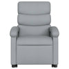 Stella Homewares Electric Stand up Massage Recliner Chair Light Grey Fabric